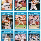 1990 Donruss Best of N.L. Houston Astros-12 Cards