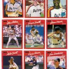 1990 Donruss Houston Astros Team Set-24 Cards