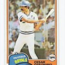 1981 Topps Traded Kansas City Royals Team Set-1 Card