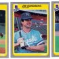 1985 Fleer Update Kansas City Royals Team Set-3 Cards