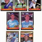 1985-87 Donruss Highlights Kansas City Royals-10 Cards