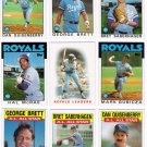 1986 Topps Kansas City Royals Team Set-29 Cards