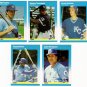 1987 Fleer Update Kansas City Royals Team-5 Cards