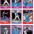 1988 Score Kansas City Royals Team Set-26 Cards