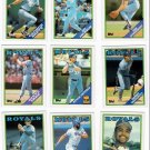 1988 Topps Kansas City Royals Team Set-28 Cards