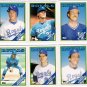 1988 Topps Traded Kansas City Royals Team Set-6 Cards