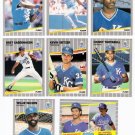 1989 Fleer Kansas City Royals Team Set-25 Cards