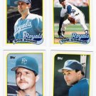 1989 Topps Traded Kansas City Royals Team-4 Cards