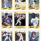 1990 Fleer Regular & Update Kansas City Royals-30 Cds