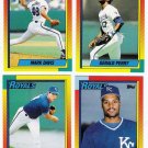 1990 Topps Traded Kansas City Royals Team Set-4 Cards
