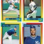 1990 Topps Traded Kansas City Royals Team Set-4 Cards