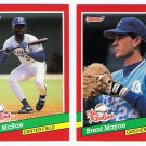 1991 Donruss The Rookies Kansas City Royals-2 Cards