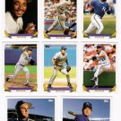 1993 Topps Kansas City Royals Team Set-27 Cards