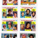1984 Topps Leaders And Highlights Set-29 Cards