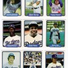 1982 Fleer Los Angeles Dodgers Set-30 Cards