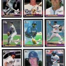 1985 Donruss Los Angeles Dodgers Set-25 Cards