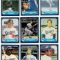 1986 Fleer Los Angeles Dodgers Set-25 Cards