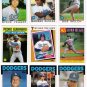 1986 Topps Los Angeles Dodgers Set-32 Cards
