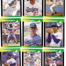 1989 Donruss Baseballs Best Los Angeles Dodgers-13 Cd