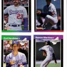 1989 Donruss Los Angeles Dodgers Set-30 Cards