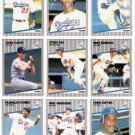 1989 Fleer Los Angeles Dodgers Set-25 Cards