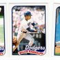 1989 Topps Traded Los Angeles Dodgers-3 Cards