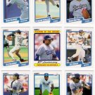 1990 Fleer Regular & Update Los Angeles Dodgers-31 Cds