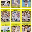 1991 Fleer Los Angeles Dodgers Set-31 Cards