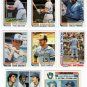 1982 Topps Milwaukee Brewers Team Set-28 Cards