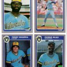 1985 Fleer Update Milwaukee Brewers Team Set-4 Cards