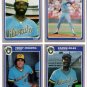 1985 Fleer Update Milwaukee Brewers Team Set-4 Cards