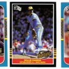 1985-87 Donruss Highlights Milwaukee Brewers-3 Cards