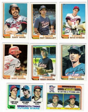 1982 Topps Minnesota Twins Team Set-26 Cards