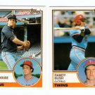 1983 Topps Traded Minnesota Twins Team Set-2 Cards