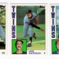 1984 Topps Traded Minnesota Twins Team Set-3 Cards