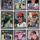 1985 Donruss Minnesota Twins-20 Cards (No Puckett)