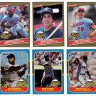 1985-87 Donruss Highlights Minnesota Twins-6 Cards