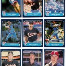 1986 Fleer Minnesota Twins Team Set-24 Cards