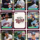 1987 Donruss Opening Day Minnesota Twins-11 Cd