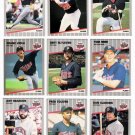 1989 Fleer Minnesota Twins Team Set-26 Cards