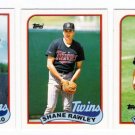 1989 Topps Traded Minnesota Twins Team-3 Cards