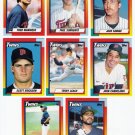1990 Topps Traded Minnesota Twins Team Set-8 Cards