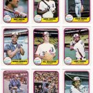 1981 Fleer Montreal Expos Team Set-27 Cards