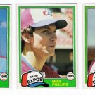 1981 Topps Traded Montreal Expos Team Set-3 Cards (No Raines)