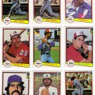 1982 Donruss Montreal Expos Team Set-24 Cards