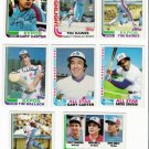 1982 Topps Montreal Expos Team Set-31 Cards