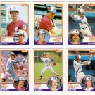 1983 Topps Traded Montreal Expos Team Set-6 Cards