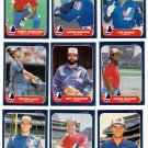 1986 Fleer Montreal Expos Team Set-24 Cards