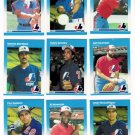 1987 Fleer Montreal Expos Team Set-25 Cards