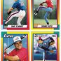 1990 Topps Traded Montreal Expos Team Set-4 Cards